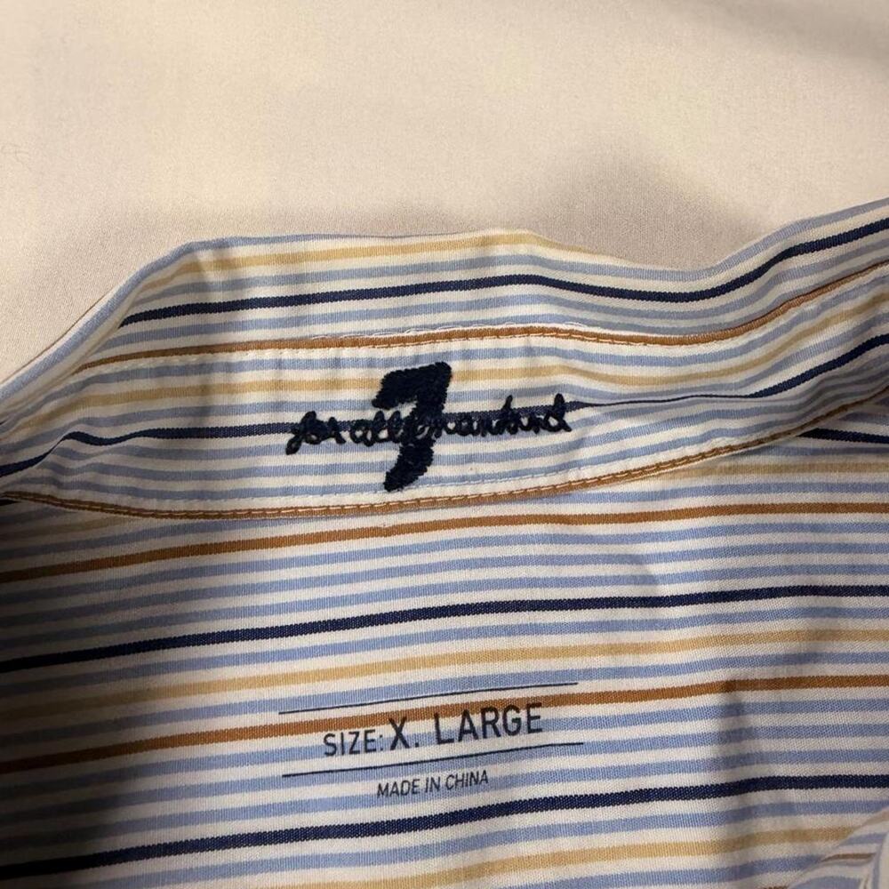 7 for all mankind Men's dress shirt